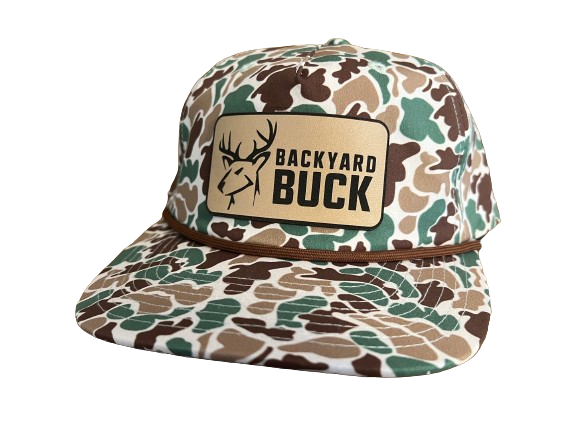 Old School Rope Gramps - Leather Patch Snapback