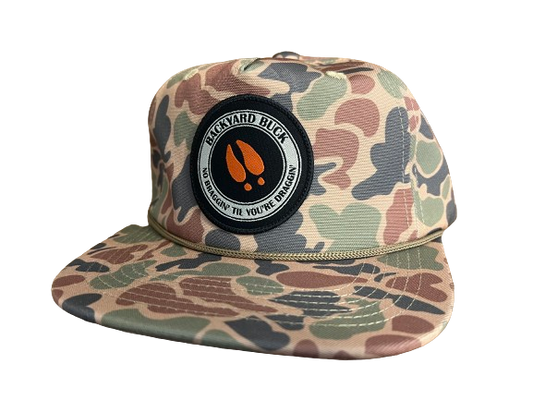 Old School Rope Gramps - Circle Patch Snapback