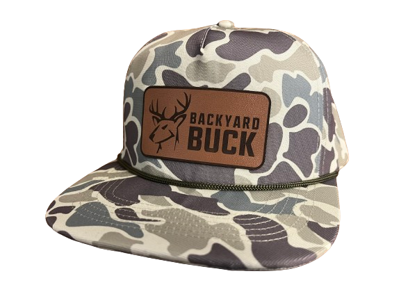 Old School Rope Gramps - Leather Patch Snapback