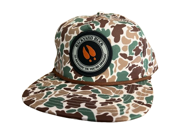 Old School Rope Gramps - Circle Patch Snapback