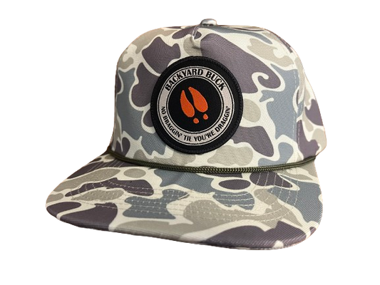 Old School Rope Gramps - Circle Patch Snapback